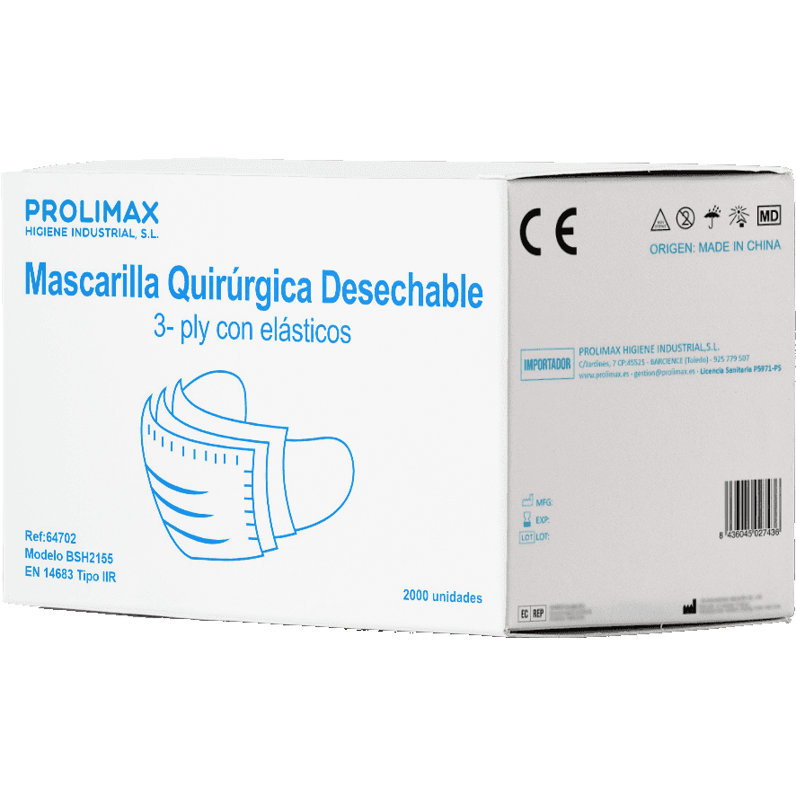 Mascarillas quirúrgicas - Pack 50