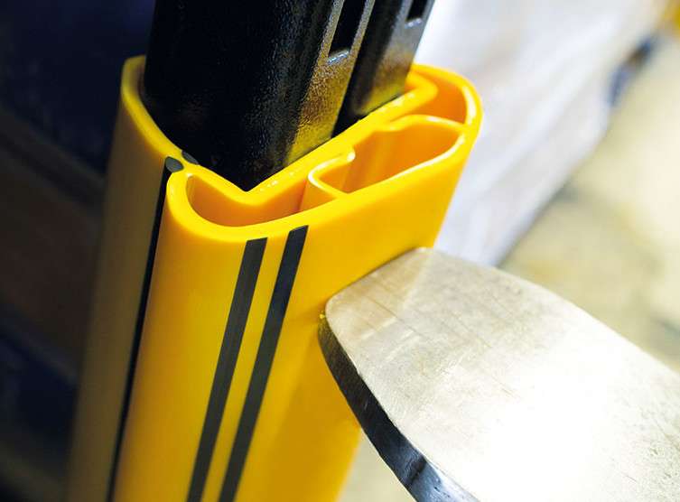 A-Safe Rackguard L-SL de 600mm amarillo