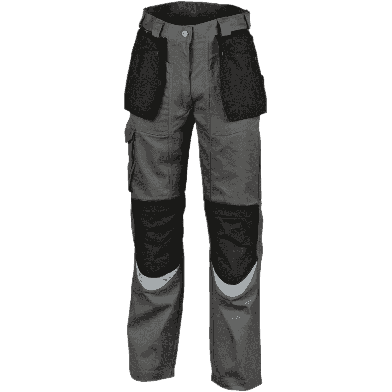Pantalón de trabajo Carpenter Cofra V064 Gris/Negro