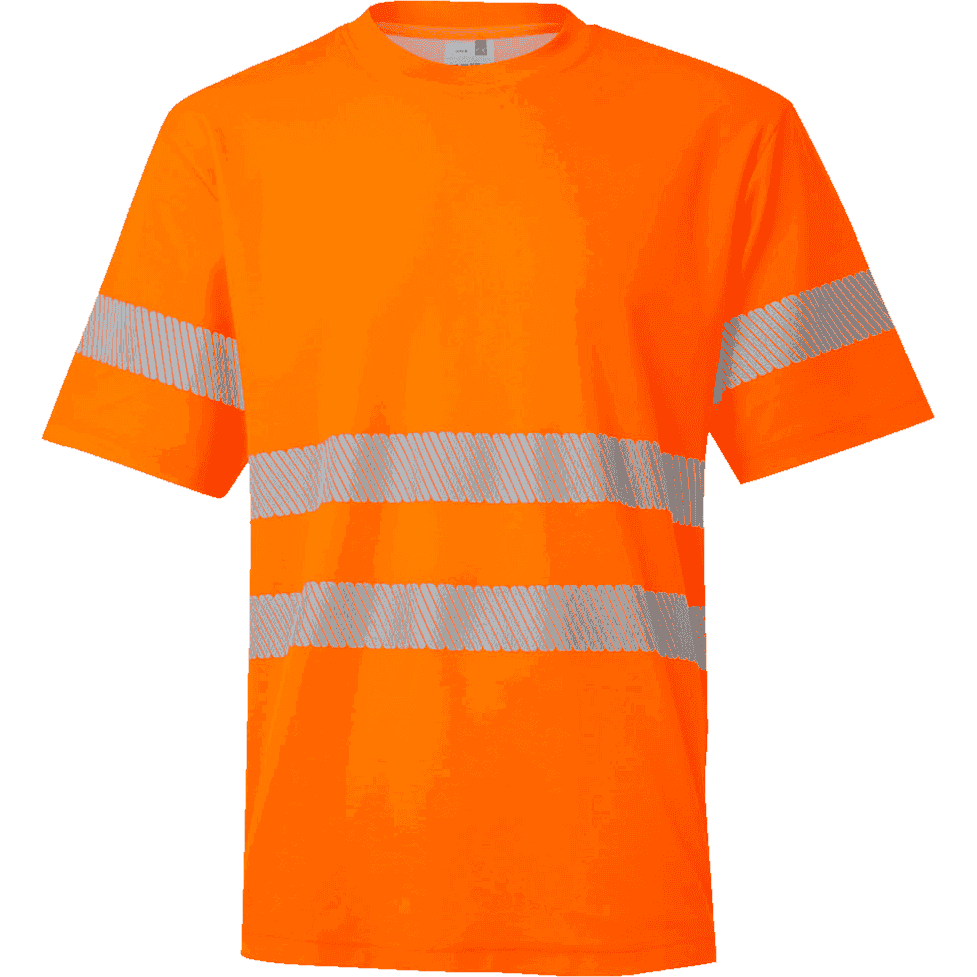 Camiseta de Algodón Velilla Alta Visibilidad 305508 Naranja fluor
