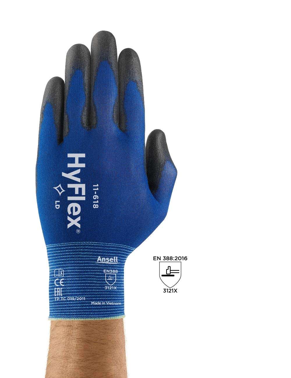 Guantes Ansell HyFlex 11-618 - Pack 12