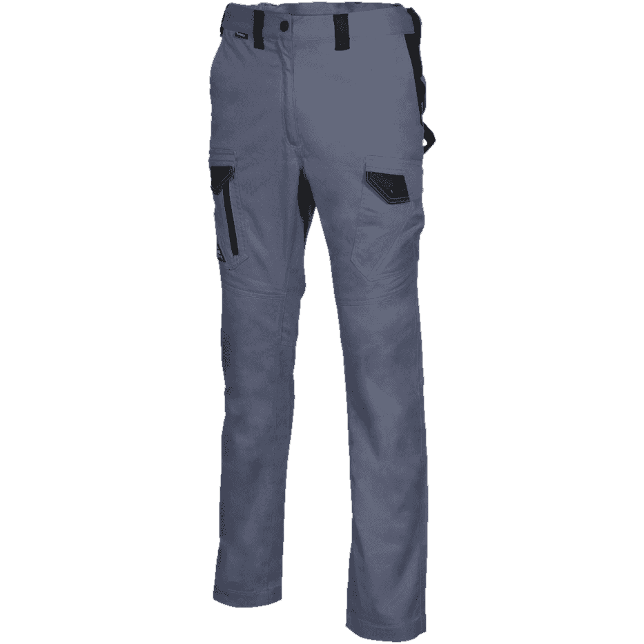 Pantalón de trabajo Jember stretch Cofra V567 Gris/Negro