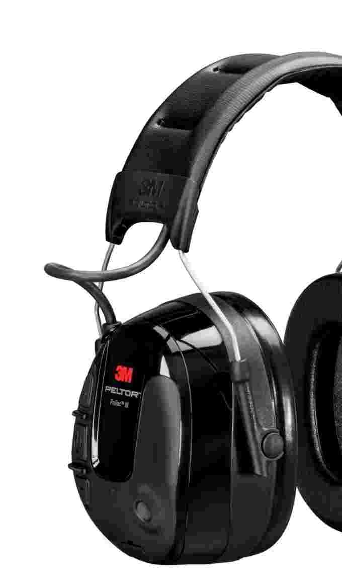 Protección auditiva, cascos con diadema y cancelación de ruido