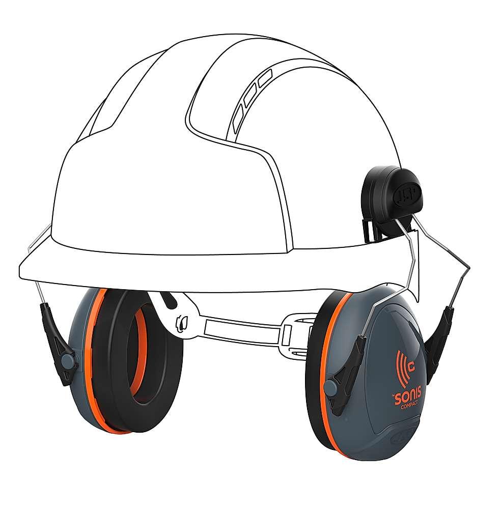 Orejeras Sonis Compact para casco SNR 31dB