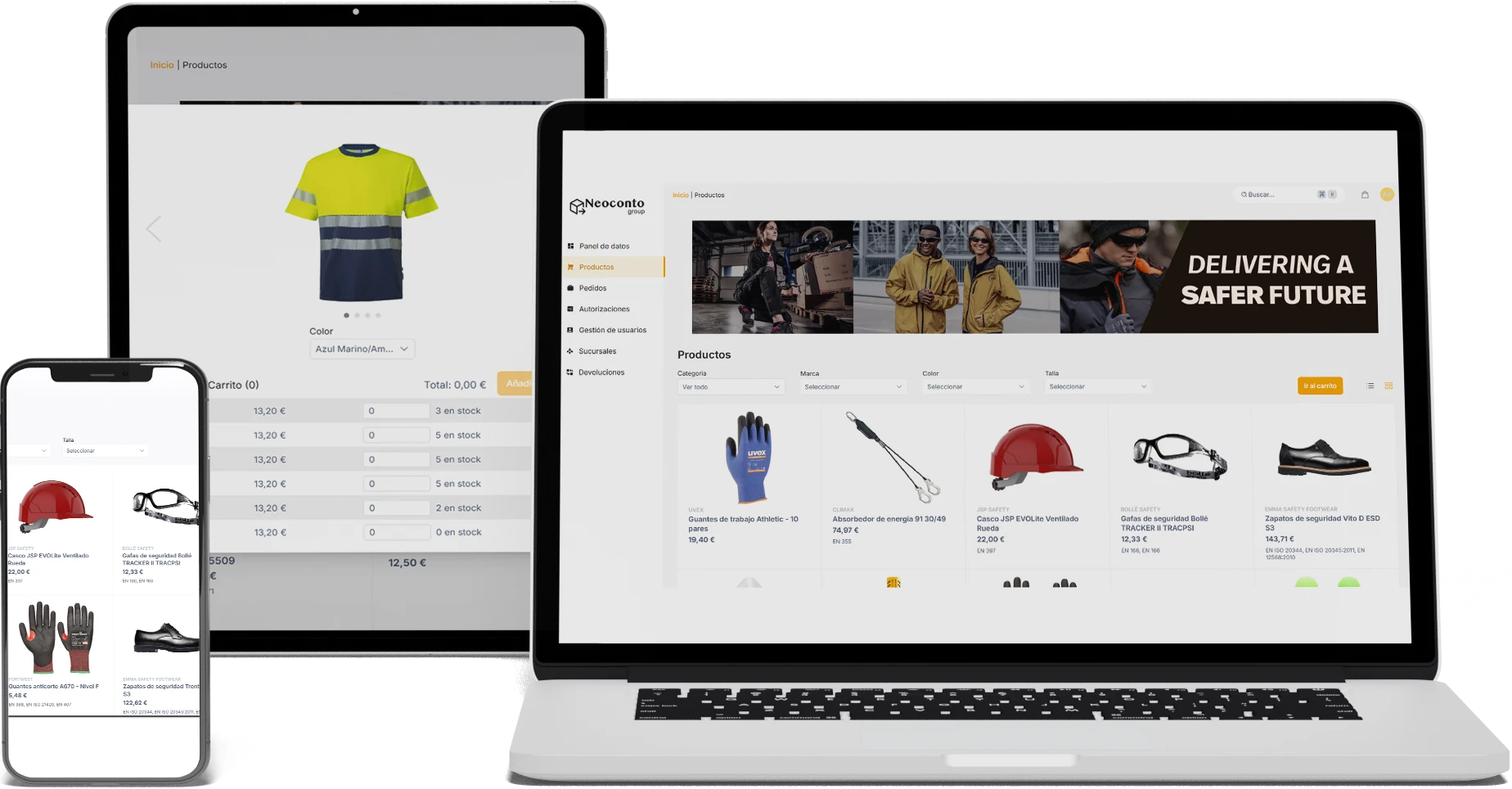 Captura de la plataforma Safeguru PRO