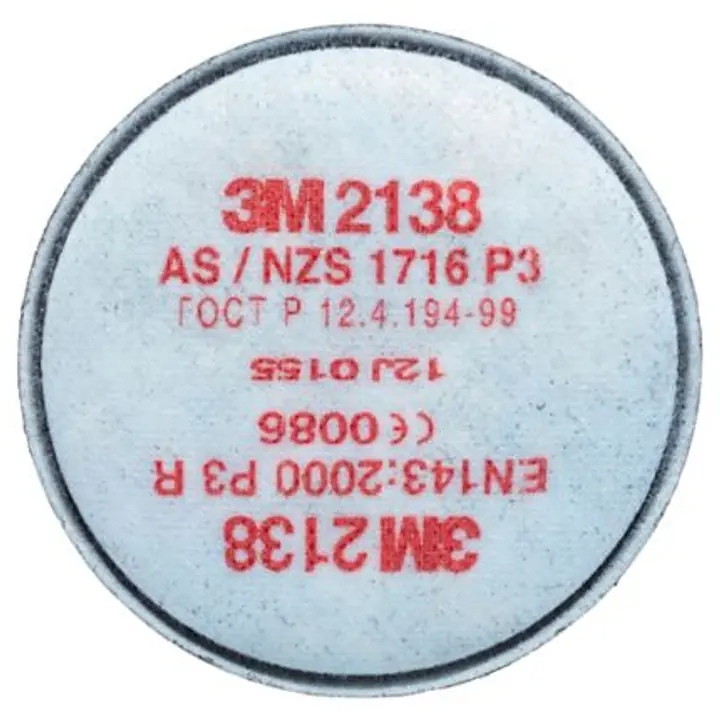 Filtros 3M 2138 P3R - 20 uds