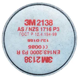 Filtros 3M 2138 P3R - 20 uds