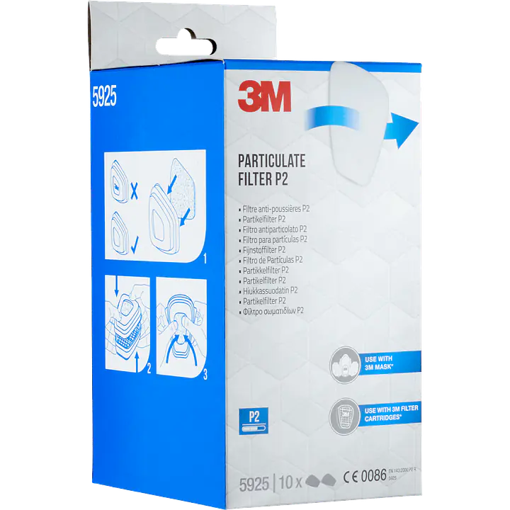 Filtros 3M 5925 P2R - 20 uds