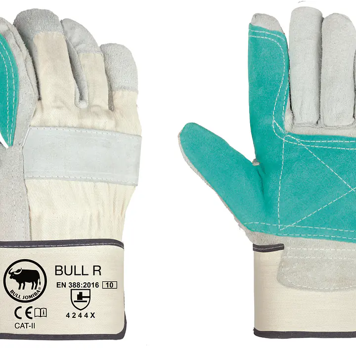 Guantes serraje BULL R - 12 pares