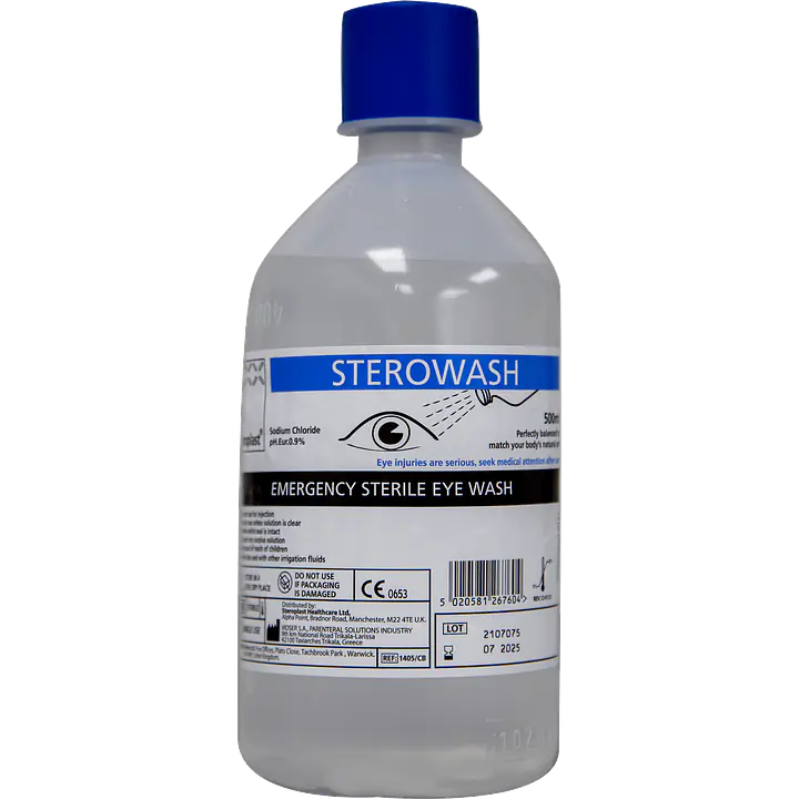 Botella lavaojos 500ml