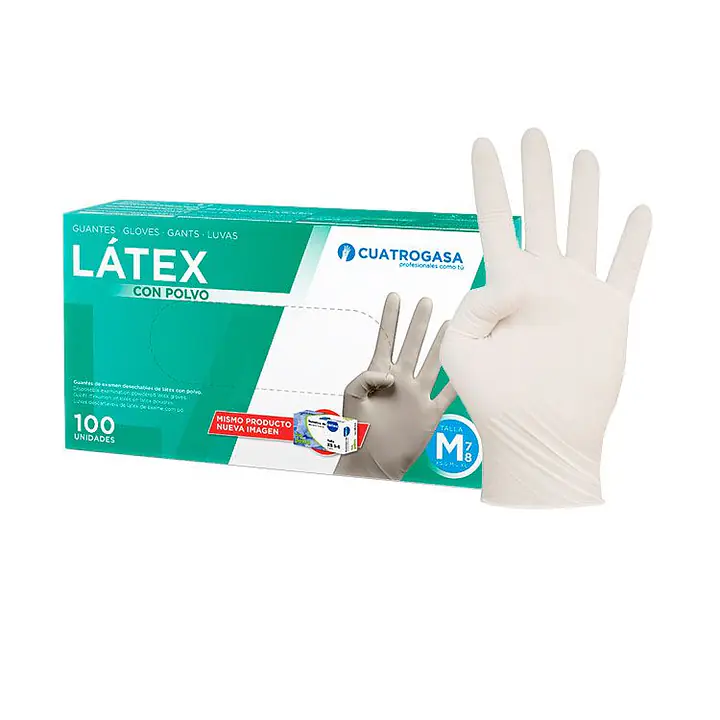 Guantes Látex con polvo - 100 uds