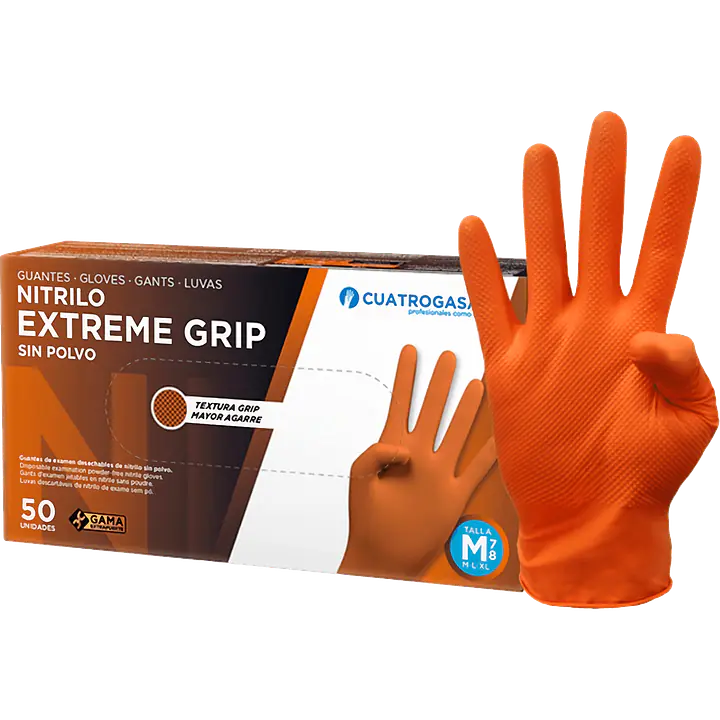 Guantes Nitrilo Extreme Grip - 50 uds