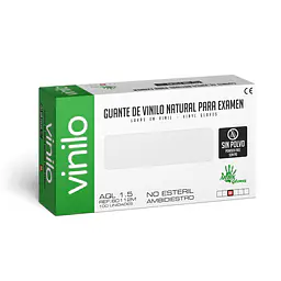 Guantes Vinilo sin polvo 60112 - 100 uds