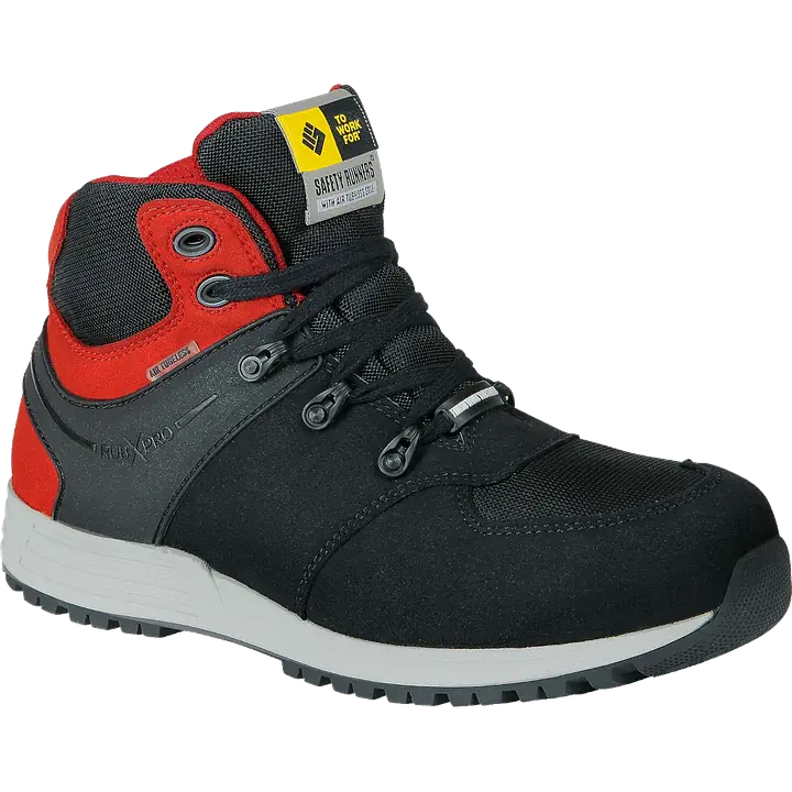 Botas de seguridad REBEL ESD S3 SRC - Color: Negro/Rojo, Talla: 40