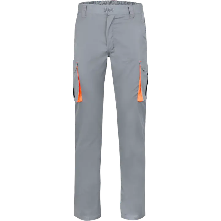 Pantalones Velilla 103024S - Color: Gris/Naranja, Talla: 36