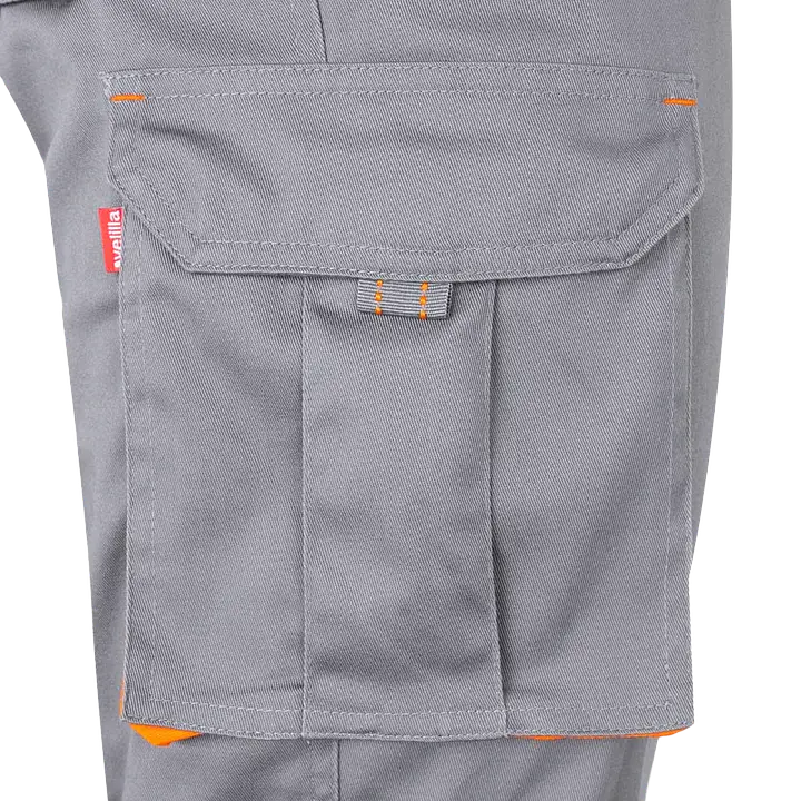 Pantalones Velilla 103024S - Color: Gris/Naranja, Talla: 36