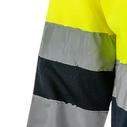 Polo Velilla 175 - Color: Azul Marino/Amarillo fluor, Talla: 2XL