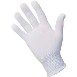 Guantes de trabajo G-10 - 10 pares - Color: Blanco, Talla: 8