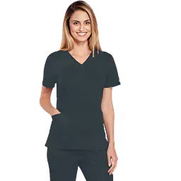 Casaca sanitaria Mujer WW4710 - Color: Pewter, Talla: 2XS