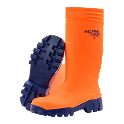 Bota de seguridad ALPHA TRACE HI VIS S5 - Color: Naranja, Talla: 36