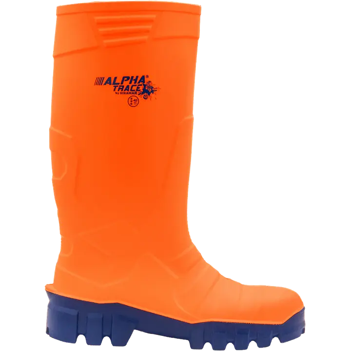Bota de seguridad ALPHA TRACE HI VIS S5 - Color: Naranja, Talla: 36