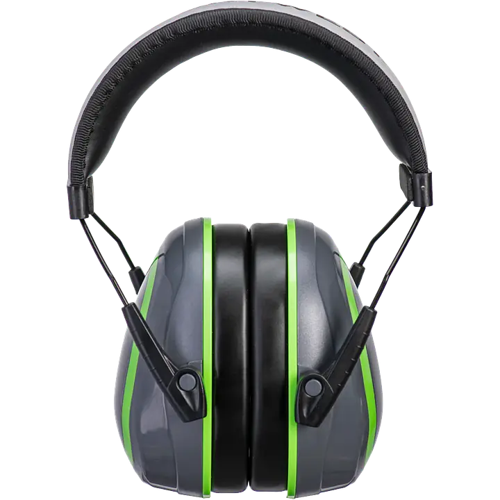Orejeras HV Extreme Low PW72 26dB - Color: Gris/Verde lima, Talla: Única