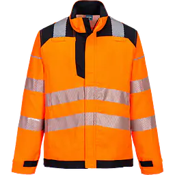 Chaqueta Ignífuga Alta Visibilidad FR722 - Color: Naranja/Negro, Talla: S
