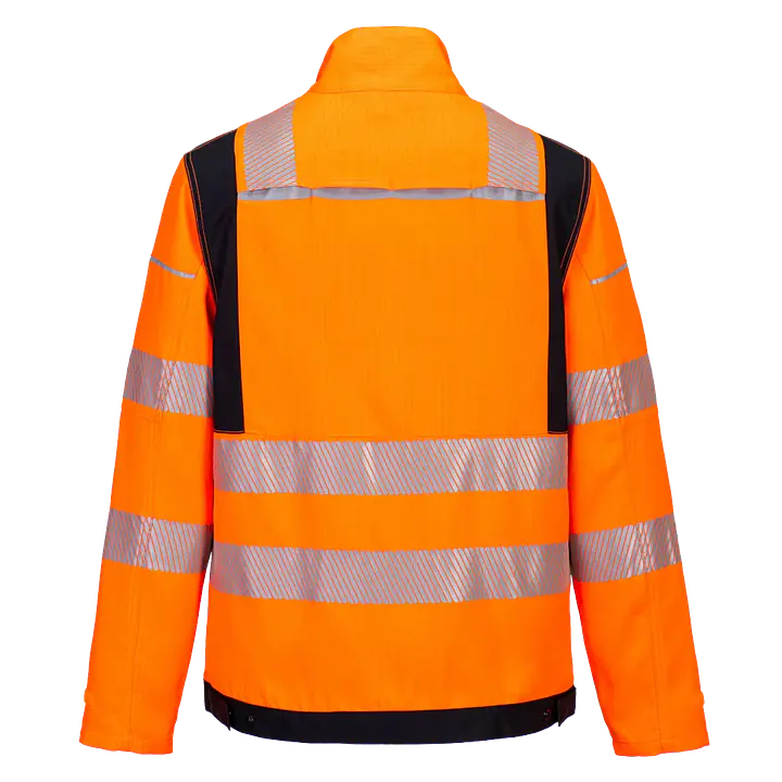 Chaqueta Ignífuga Alta Visibilidad FR722 - Color: Naranja/Negro, Talla: S
