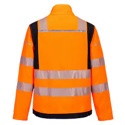 Chaqueta Ignífuga Alta Visibilidad FR722 - Color: Naranja/Negro, Talla: S