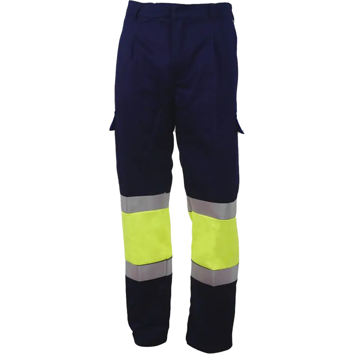 Pantalón Ignífugo Antiestático AV XISPAL 207 - Color: Marino/Amarillo fluor, Talla: 52