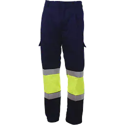 Pantalón Ignífugo Antiestático AV XISPAL 207 - Color: Marino/Amarillo fluor, Talla: 52