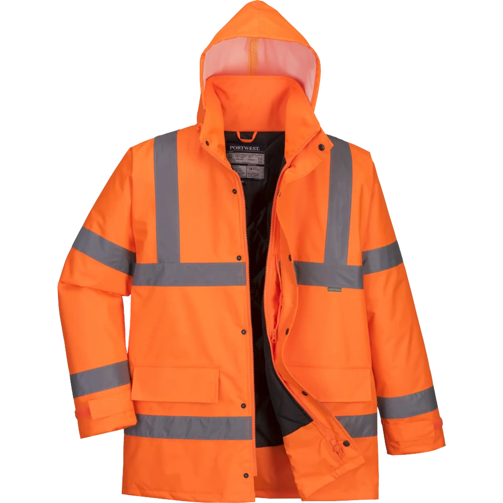 Chaqueta Impermeable Hi-Vis S460 - Color: Naranja, Talla: 3XL