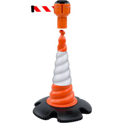 Cono señalización con cinta retráctil secondary image